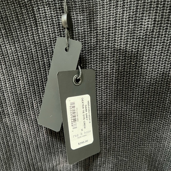 Rag and Bone Dexter Dye Crew Sweater - Men’s small - black - Picture 11 of 12